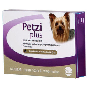 Petzi Plus Ceva para Cães até 5kg