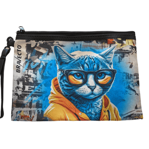 Necessaire Carteira Gatos - Brinde