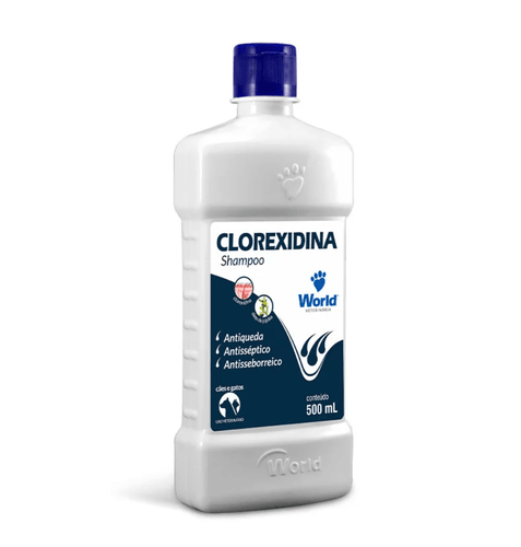 Shampoo Clorexidina Dug's World para Cães e Gatos - 500ml
