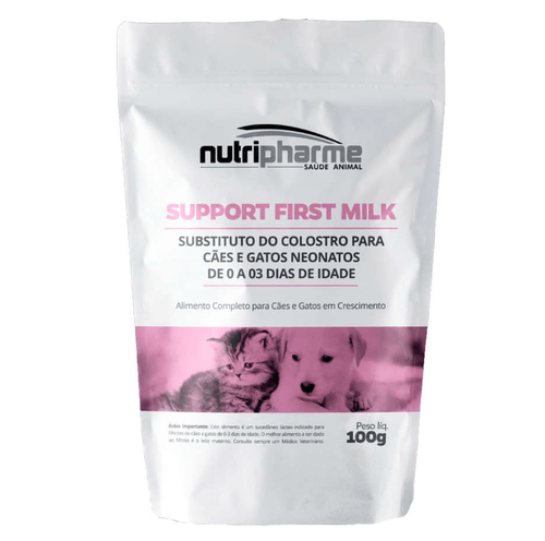 Suplemento Vitamínico Nutripharme Support First Milk para Cães e Gatos - 100g