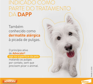 Antipulgas Advocate para Cães entre 4 e 10kg 1,0ml