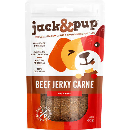 Bifinho Jack&Pup Beef Jerky Carne para Cães
