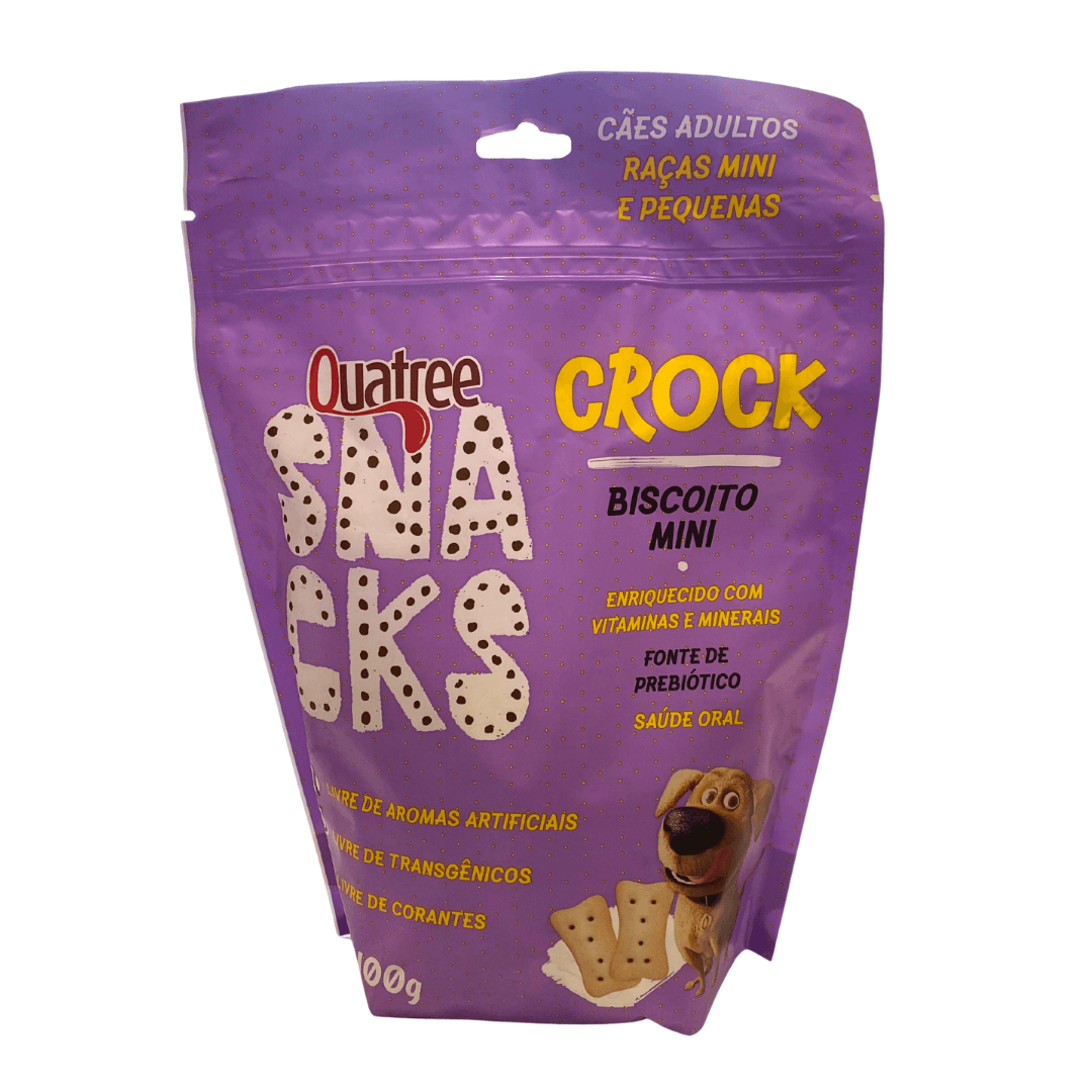 Petisco Quatree Snacks Crock Mini - 400g