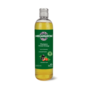 Shampoo Megamazon Forest Energy Guaraná e Açaí para Cães e Gatos 300ml