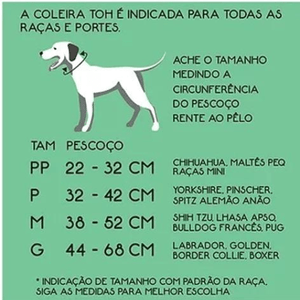 Coleira Pet para Cachorro Pop Toh