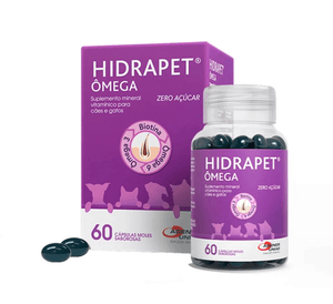 Suplemento Mineral Vitamínico Hidrapet Ômega Zero Açúcar Agener 60 cápsulas