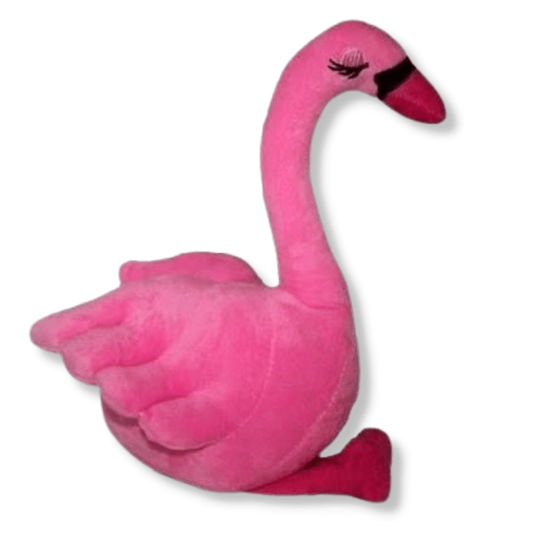 Brinquedo para Cachorro Pelucia Flamingo Rosa