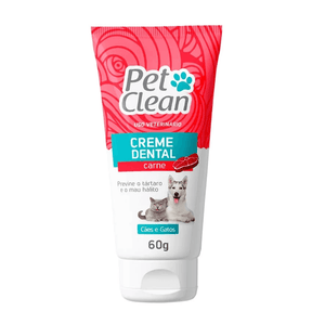 Creme Dental Pet Clean para Cães e Gatos - Diversos sabores