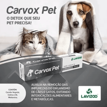 Carregar imagem no visualizador da galeria, Carvox Pet Lavizoo 14g - Desintoxicação Cães E Gatos