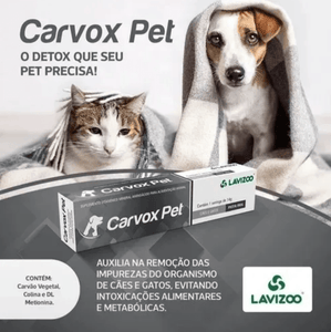Carvox Pet Lavizoo 14g - Desintoxicação Cães E Gatos