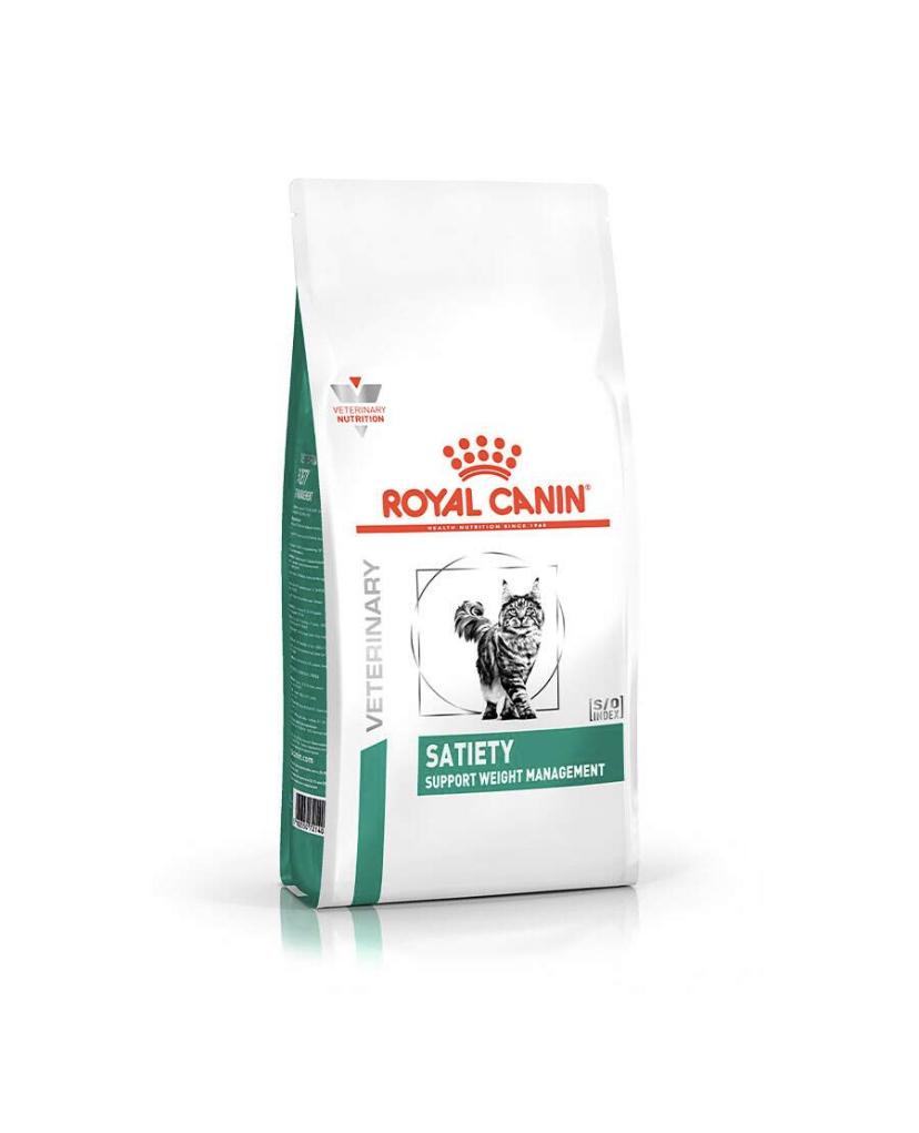 Ração Royal Canin Feline Veterinary Diet Satiety para Gatos Obesos - 1,5kg - Petily